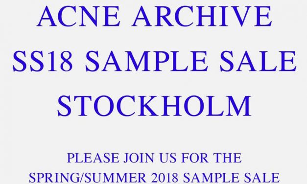 【Acne Studios 超レアアイテムが見つかる！？】サンプルセールへ行こう！