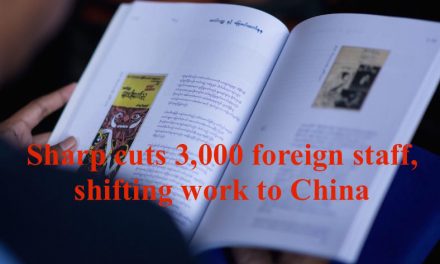 Sharp cuts 3,000 foreign staff, shifting work to China