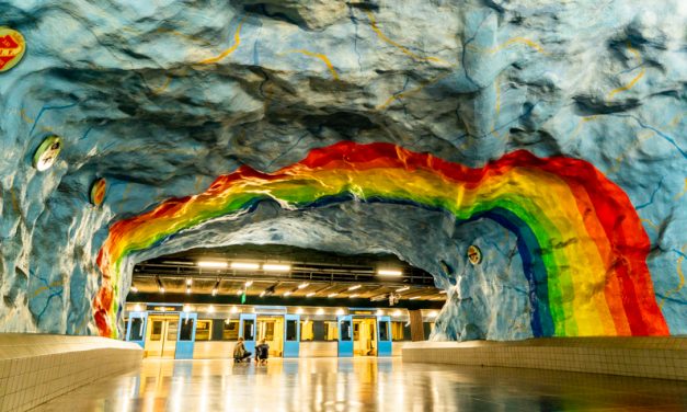 【ストックホルム地下鉄アート】Stadion