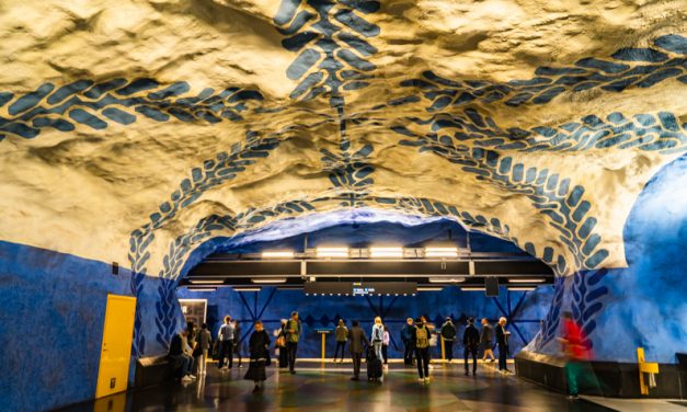 【ストックホルム地下鉄アート】T-Centralen