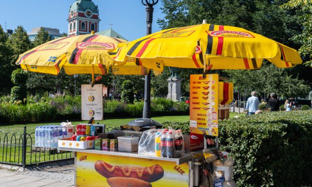 【路上の軽食】物価の高いスウェーデンの街角で食べられる安飯は！？